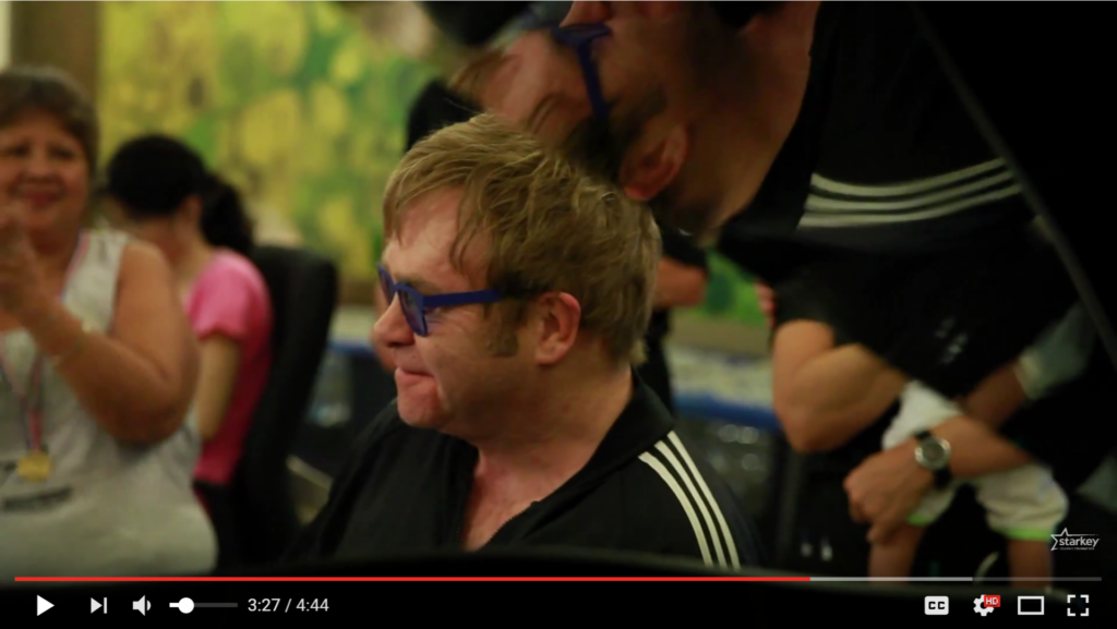 Sir Elton John Gives Gift Of Hearing 6 Elton John during Starkey Hearing Foundation mission to the Philippines.