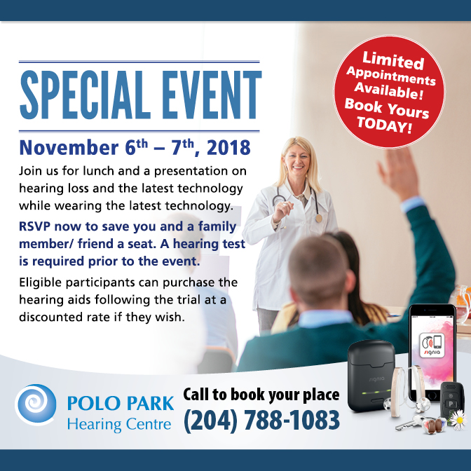 2 Days Only: Live Test Our Latest Hearing Aid Technology 1 Polo Park Hearing Aid Free Trial
